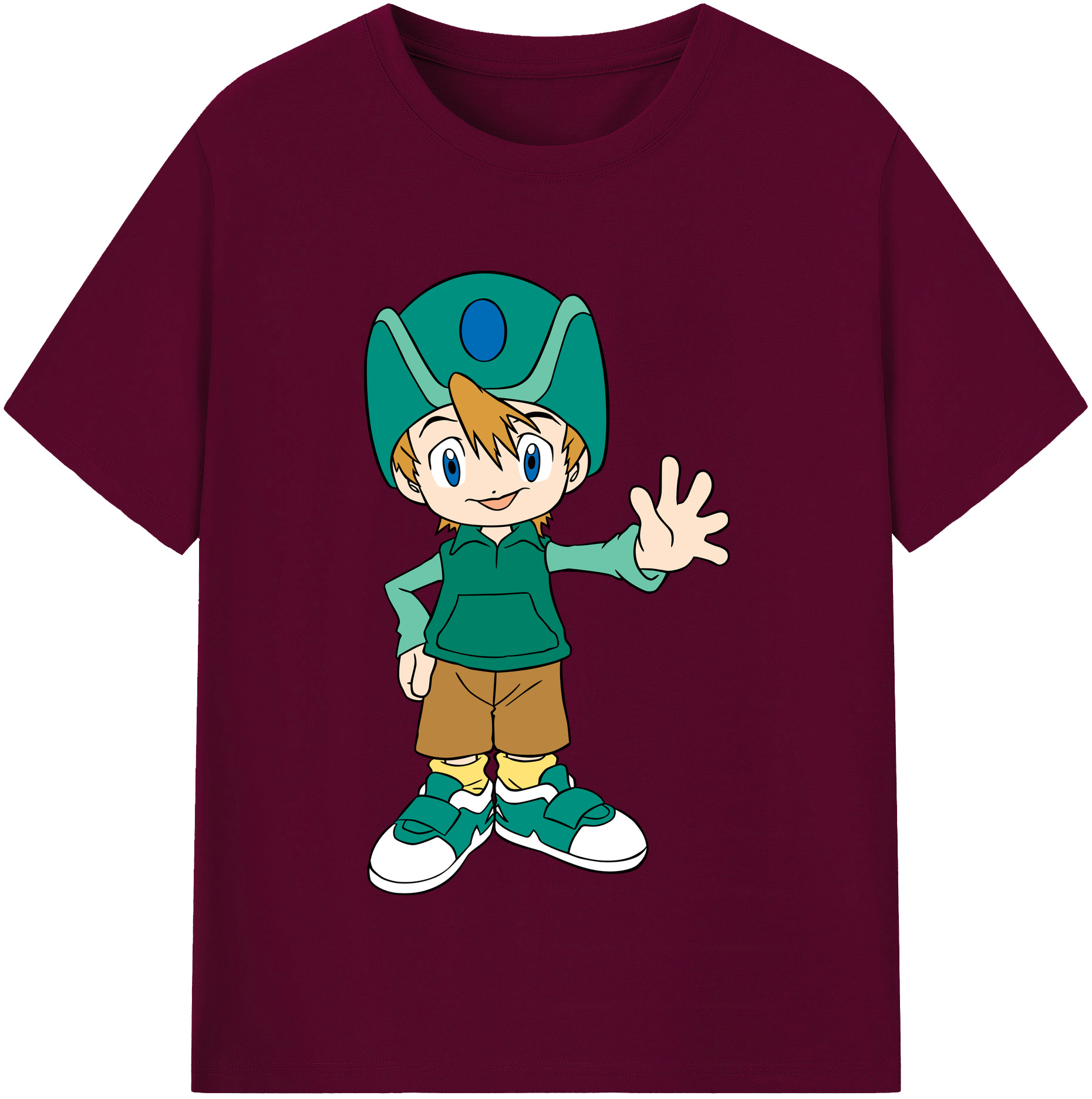 （画像用） Digimon デジタルモンスター/デジモン レディースカジュアルプリントTシャツ（綿100％）
